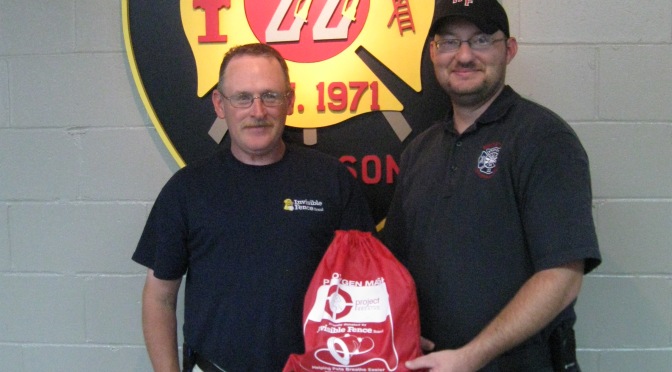 Invisible Fence of the Upstate Donates Pet Oxygen Masks to FD